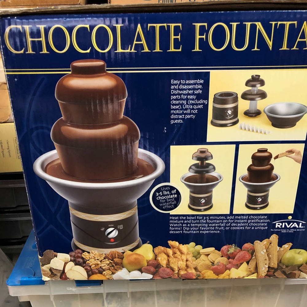 3 tier chocolate fountain.